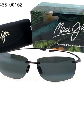 MauiJim茂宜睛墨镜太阳镜MJ0443S无框超轻休闲偏光周润发款MJ443