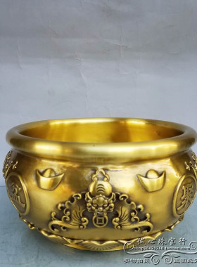 摆件纯铜招财进宝风水开业礼品