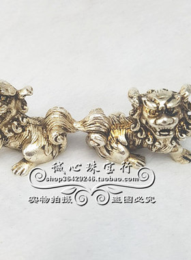 小摆件办公区狮子诚心珠宝行藏银