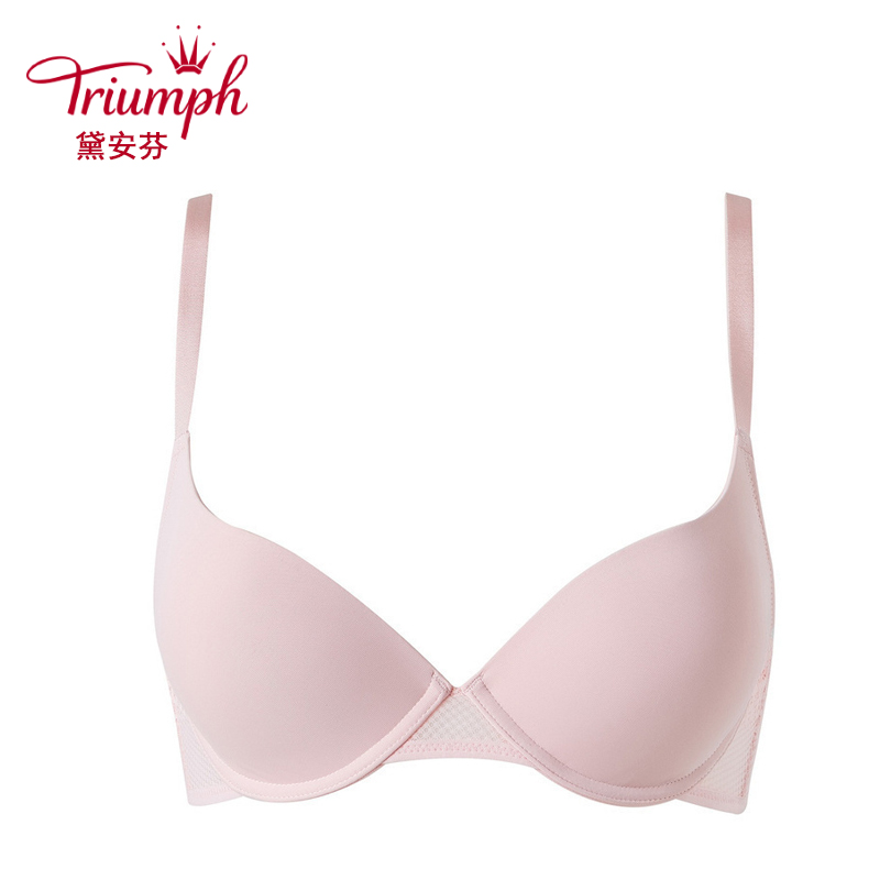 蕾丝透气光滑杯面无痕聚拢文胸