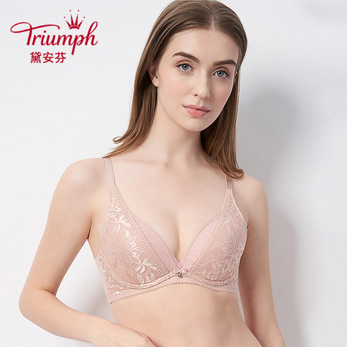 黛安芬性感无钢圈水盈聚拢文胸