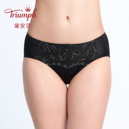 黛安芬性感蕾丝中腰平角裤