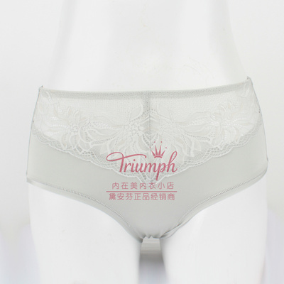 黛安芬性感蕾丝中腰平角裤