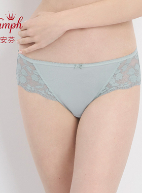 黛安芬新款性感蕾丝透气中腰平角内裤87-2292配11-1865/16-8791