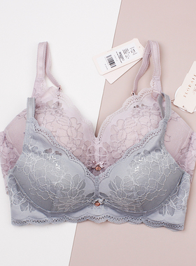 Triumph/黛安芬Florale优雅绮丽内衣女薄款大胸收副乳文胸11-1882