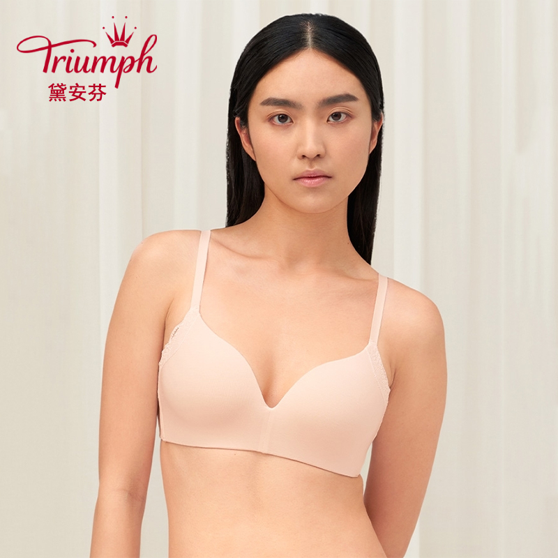 黛安芬光面无痕无钢圈薄款文胸