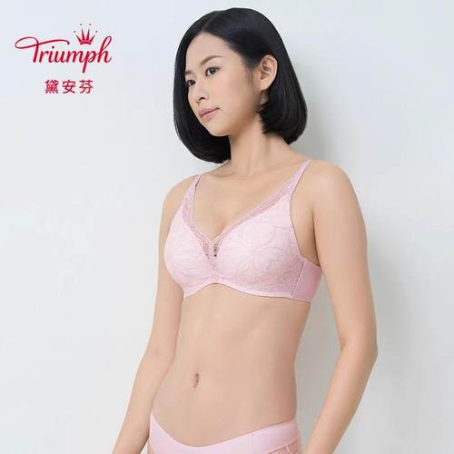 灵动舒适蕾丝透气软钢圈文胸