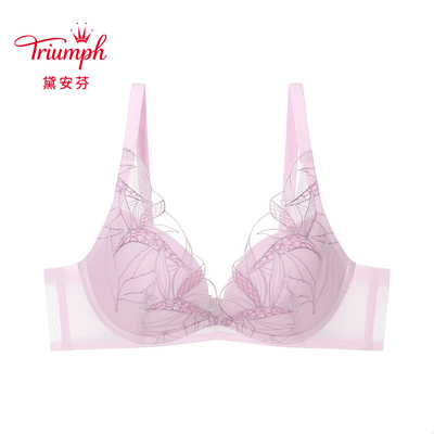 黛安芬软钢圈性感深V聚拢文胸