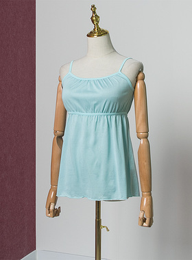 美式复古威莎 专柜正品250 简洁百搭暗花纹背心吊带女装G03192