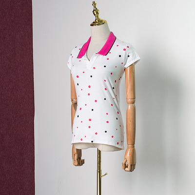 修身夏季复古适中棉女休闲图案