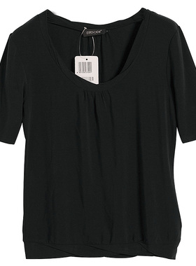 艾碧素优雅经典纯色显瘦女T恤680专柜正品episode18246A