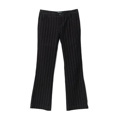 条纹休闲长裤复古长裤休闲裤