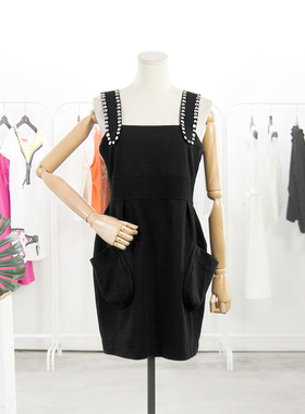 皇冠西西旗下专柜正品 690 吊带串珠连衣裙女装 W05271