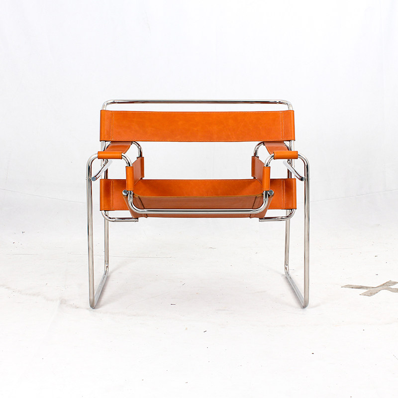wassily chair 瓦西里椅  包豪斯经典家具 单人设计师休闲椅中古