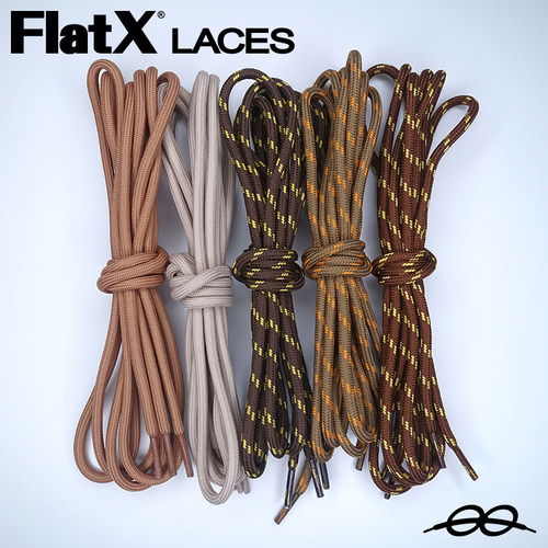 FlatX5mm圆形鞋带马丁靴登山鞋