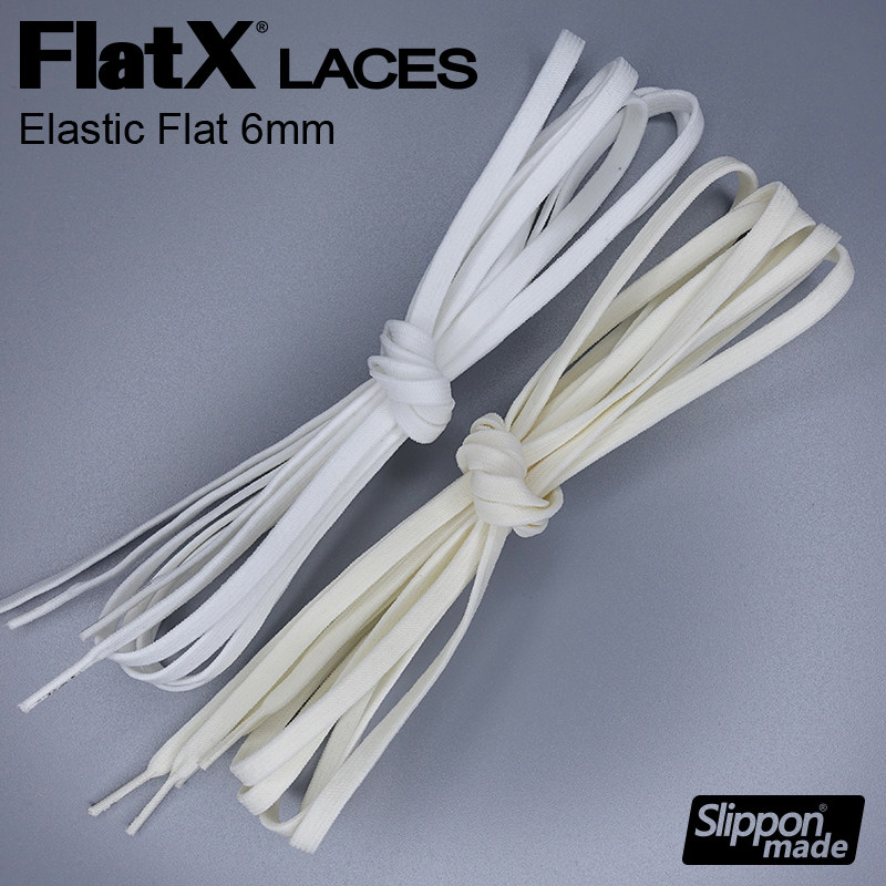FlatX免系弹力6mm扁鞋带1970s