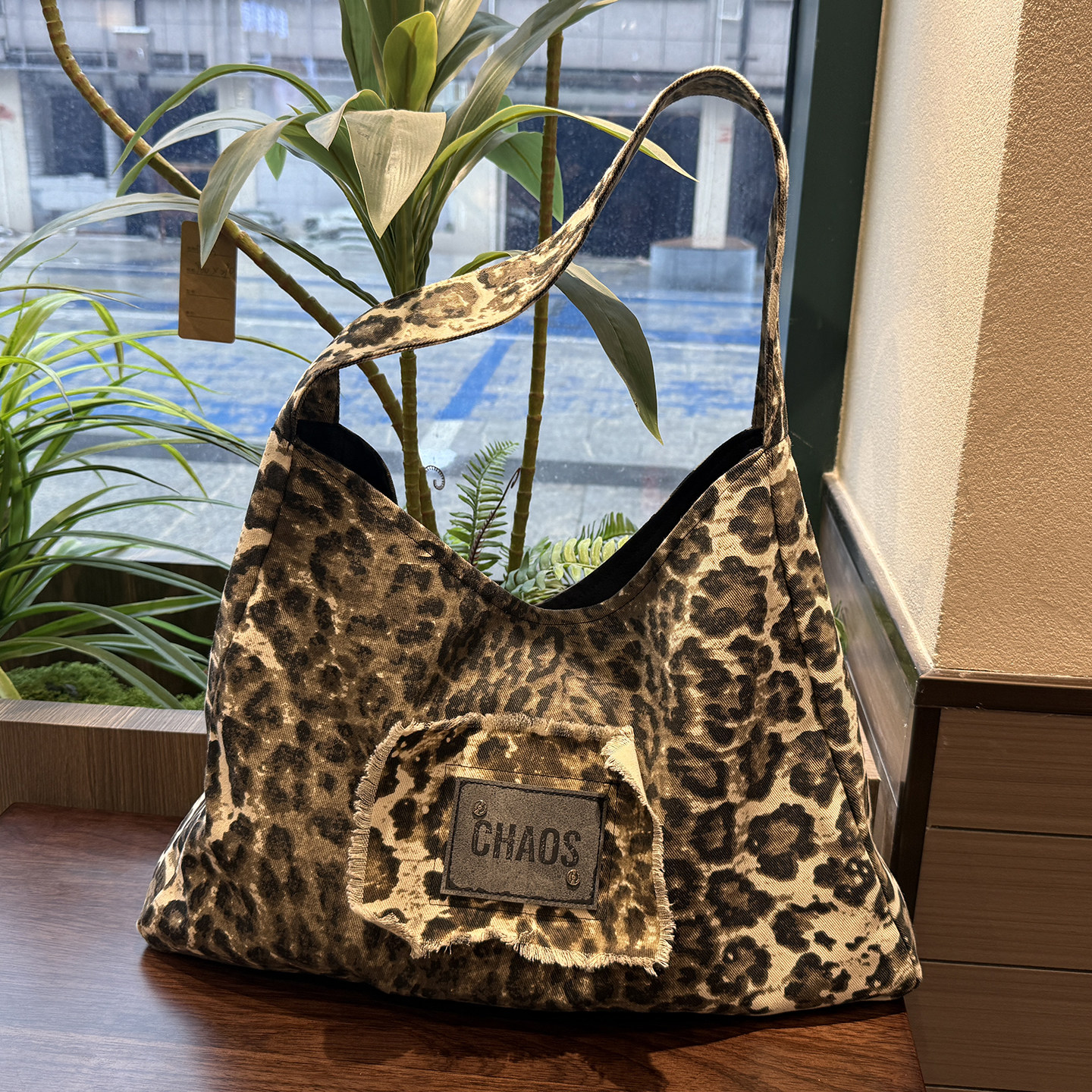 休闲女方特包洋气复古手拎豹纹质感通勤单肩枕头包百搭户外帆布包,箱包皮具/热销女包/男包,托特包,淘宝优惠券,粉丝福利购,淘宝优惠卷