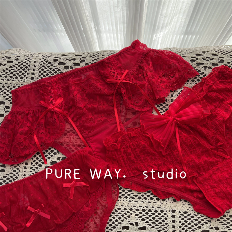 日单红内裤本命年设计师款性感