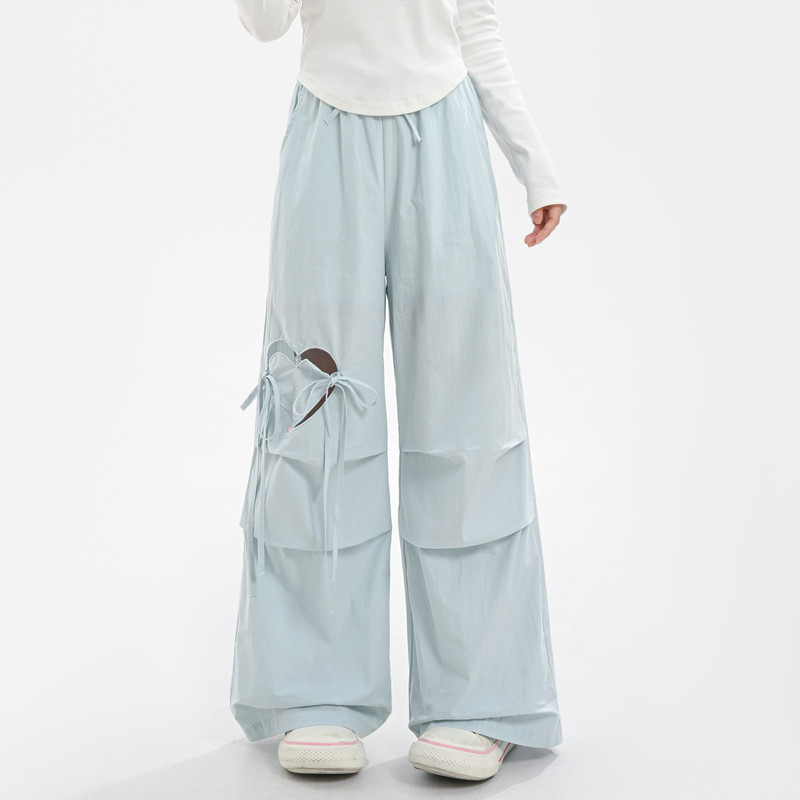 森女部落高腰显瘦设计感阔腿裤女2025夏季新款直筒宽松纯色休闲裤,女装/女士精品,休闲裤,淘宝优惠券,粉丝福利购,淘宝优惠卷