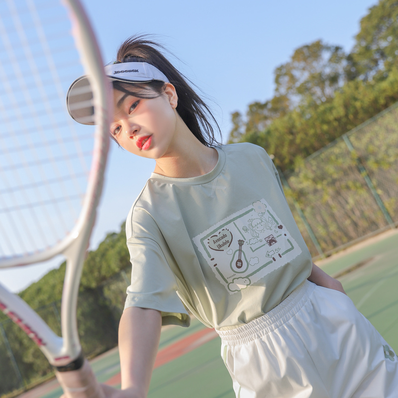 原创森女部落牛油果小清新夏季短袖T恤打底衫2021年新款夏装女装