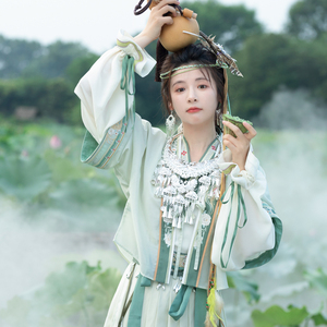 阿奴-仙剑奇侠传联名原创森女部落汉元素三件套套装初秋新款新款