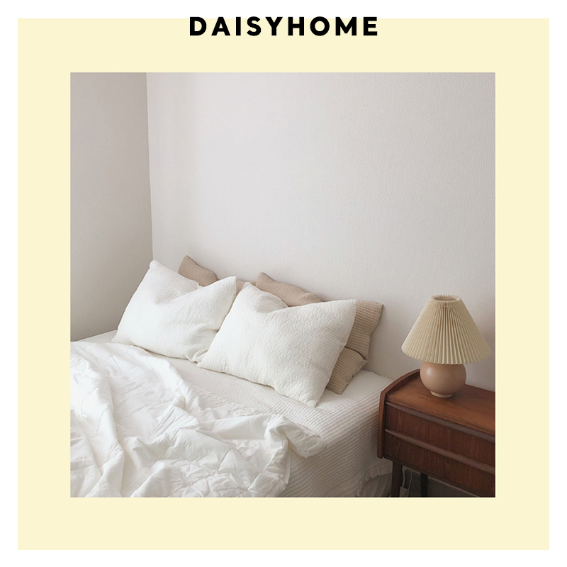 DAISYHOME|极简直条衍缝被床盖床铺两用床尾毯装饰盖毯床褥床单