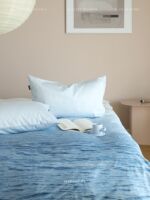 DAISYHOME Ocean Gradient Color 100-piece double-ply Pure Cotton printed four-piece Set All-cotton bedding, duvet cover and bed sheet style thumbnail 2