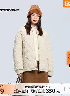 美特斯邦威衬衫式舒适保暖棉服