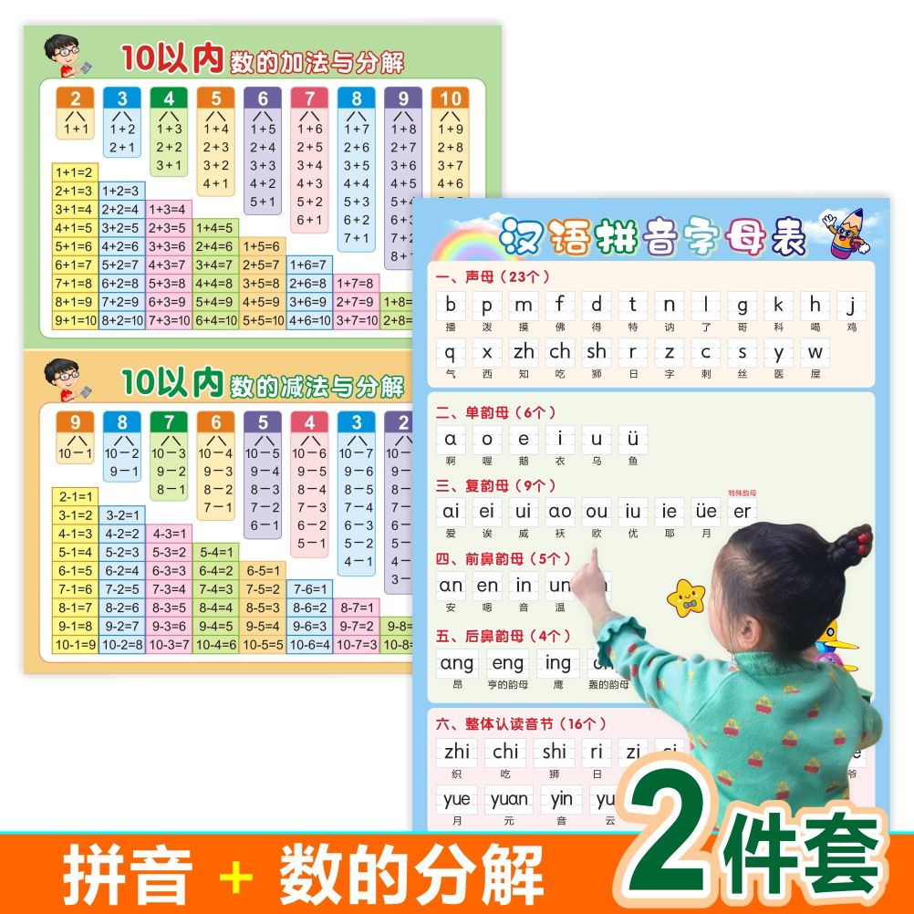 幼儿园拼音字母表墙贴学前教育