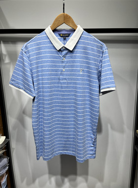 PoloSport条纹商务休闲短袖