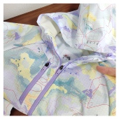 女童春季 160码 防风防泼连帽风衣外套 120 花色绝绝子～好货返场