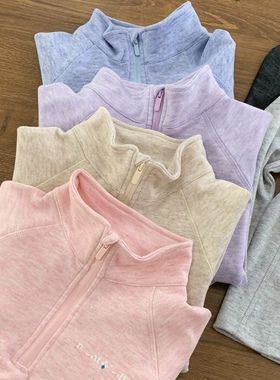 可穿三季糯糯衣 羊绒般触感 男女童美sh立领半拉链无痕保暖打底衫