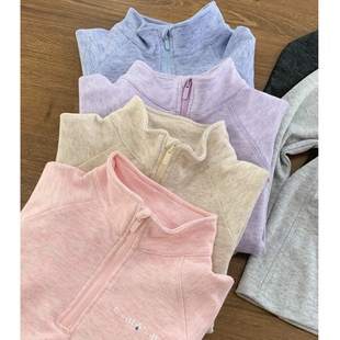 男女童美sh立领半拉链无痕保暖打底衫 羊绒般触感 糯糯衣 可穿三季