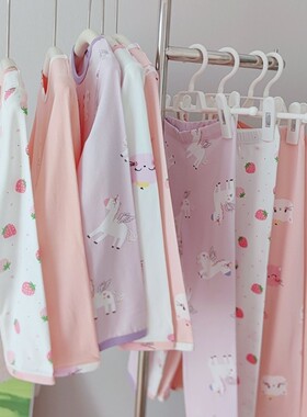 【特ji捡漏】110-170女童三季可穿纯棉秋衣秋裤套装 家居服空调服