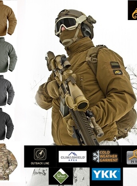 正品HELIKON赫利肯L7超轻高保暖户外滑雪C棉战术版执法版防寒棉服