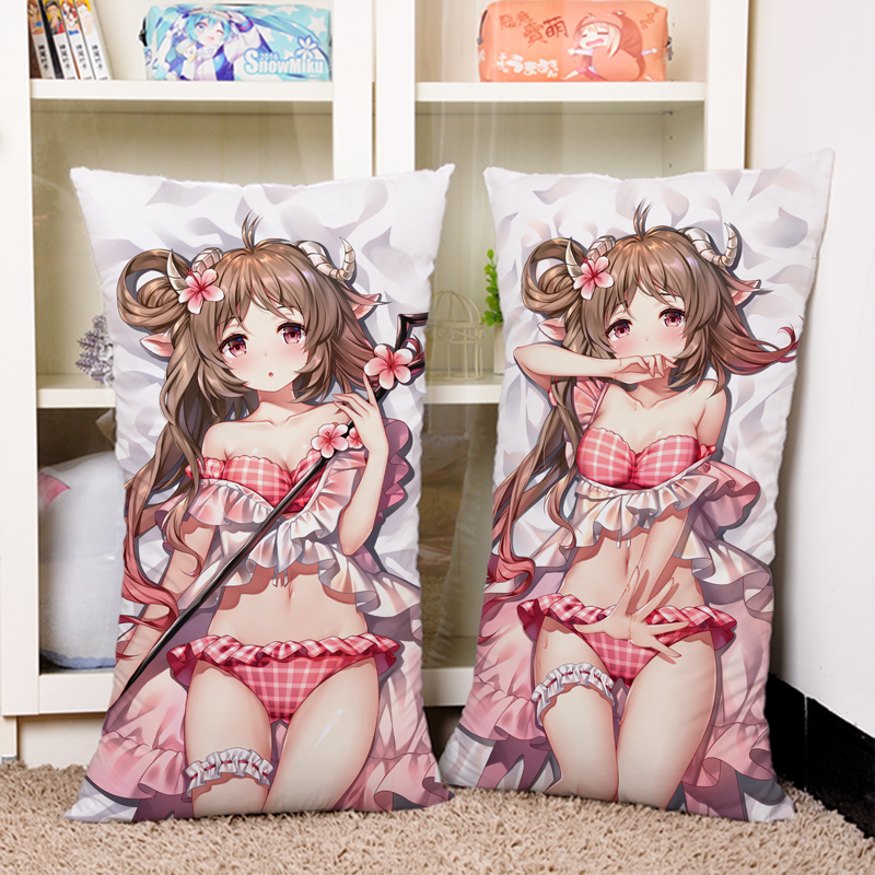 明日方舟 艾雅法拉泳装 动漫睡觉抱枕床上长枕靠垫二次元周边玩偶