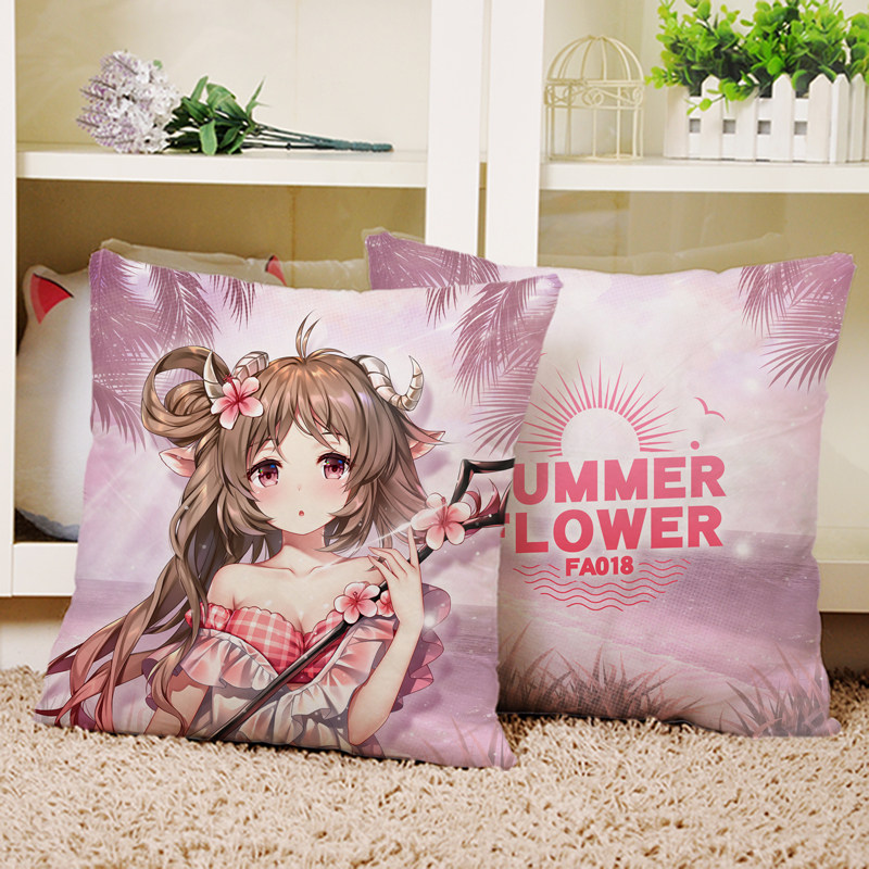 明日方舟 艾雅法拉泳装 动漫定制二次元睡枕方枕坐垫抱枕周边