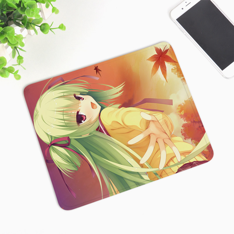 千恋万花 丛雨丸动漫定制鼠标垫 小号桌垫护腕办公游戏键盘垫周边