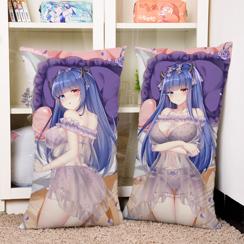碧蓝航线 伊吹 恬静无为  动漫定制二次元双面半身抱枕长枕周边