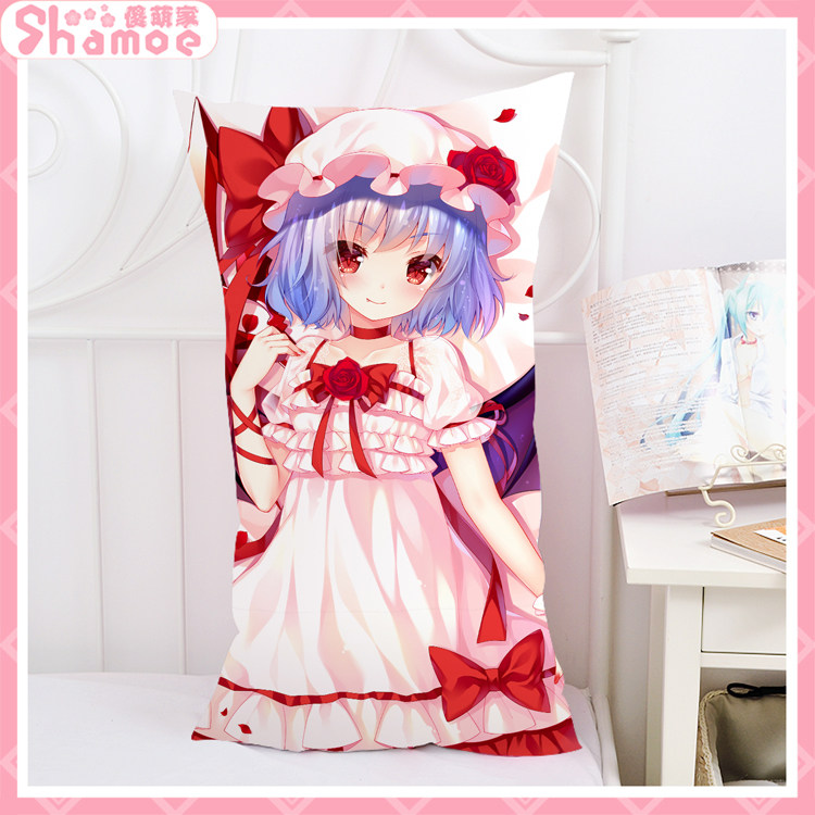 东方project大小姐二小姐幽幽子动漫长方形半身抱枕靠枕睡枕周边