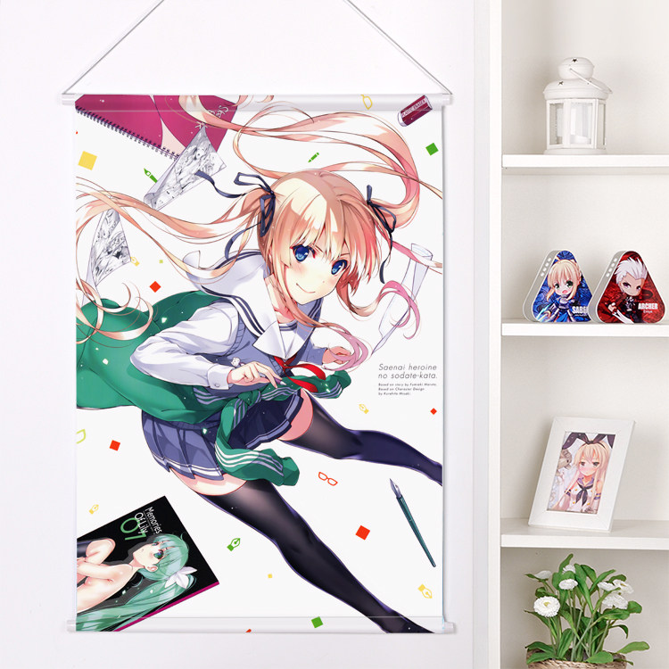 路人女主的养成方法不起眼女主角培育法英梨梨加藤惠动漫挂画挂轴