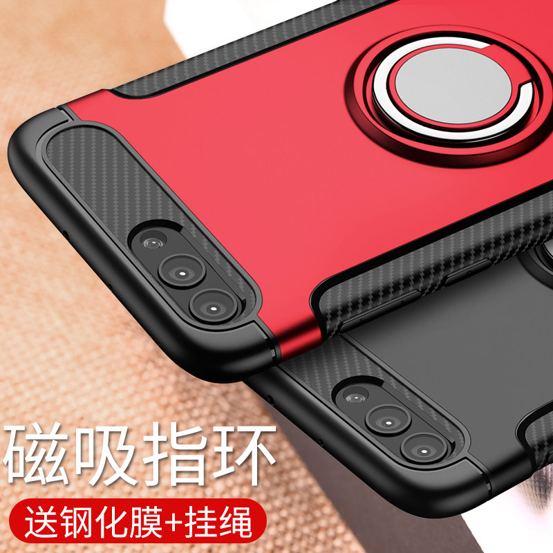 适用华为荣耀v10手机壳全包防摔honorv10硅胶软硬壳带指环支架bkl-al