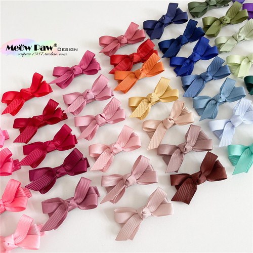 北欧风蝴蝶结婴儿发夹可做全包夹