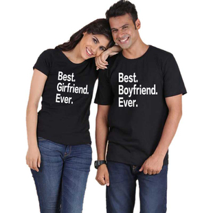 Best Boyfriend Girlfriend Ever Couple Lover T Shirt情侣款T恤