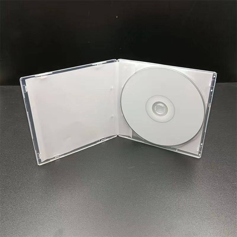 明丙方盒正方形VCD/DVD光盘盒子 软胶不易碎 超薄盒子 有膜可插页