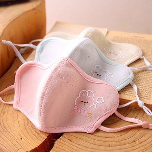 宝宝儿童保暖口罩秋冬季男女小童加绒透气冬天防风防寒