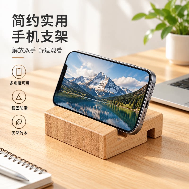 钥匙扣手机座桌上懒人追剧手机支架便携桌面上课手机支架