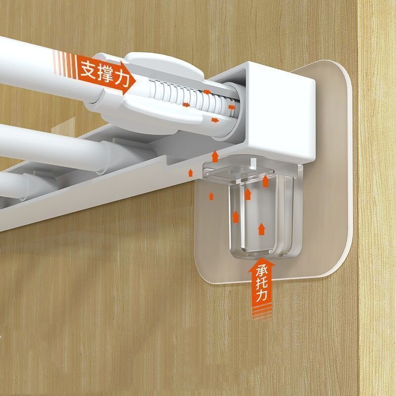 层板托片免打孔固定器隔板固定托分层托隔板托支撑柜板支撑托
