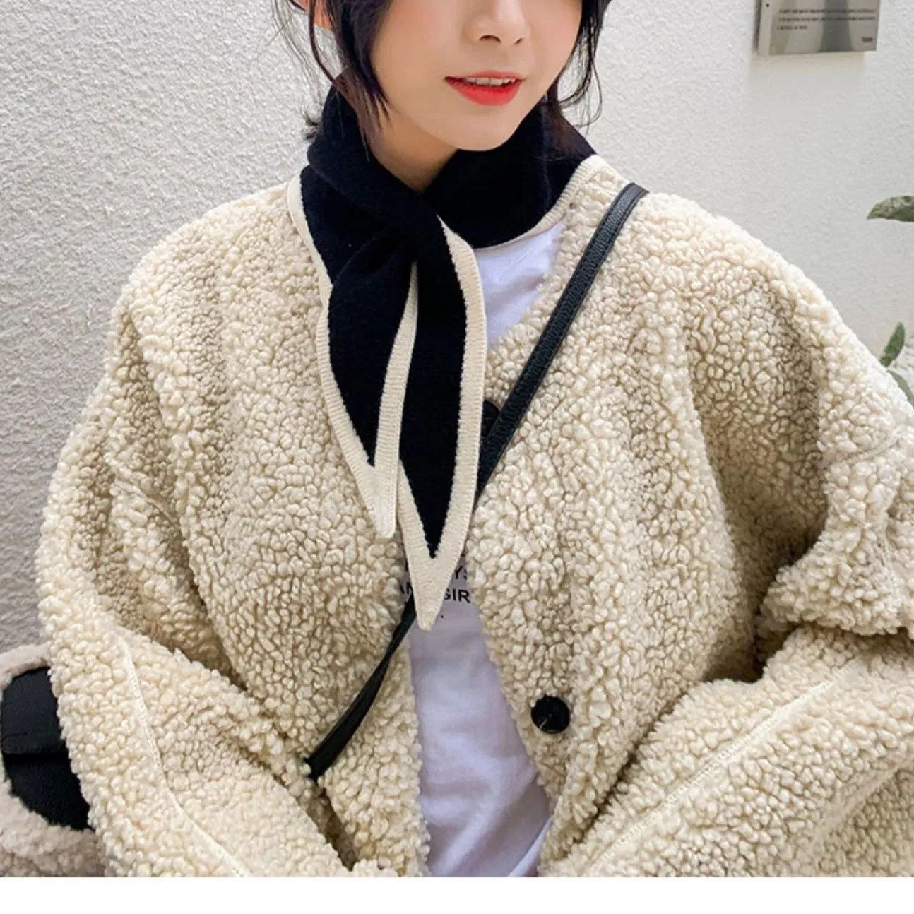 护颈小围巾女冬季2026新款今年流行爆款百搭围脖高级感三角脖套