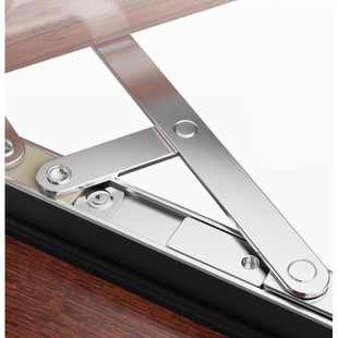 平开窗滑撑限位器外开窗卡位器推拉窗户防护锁扣铝合金卡扣安全锁